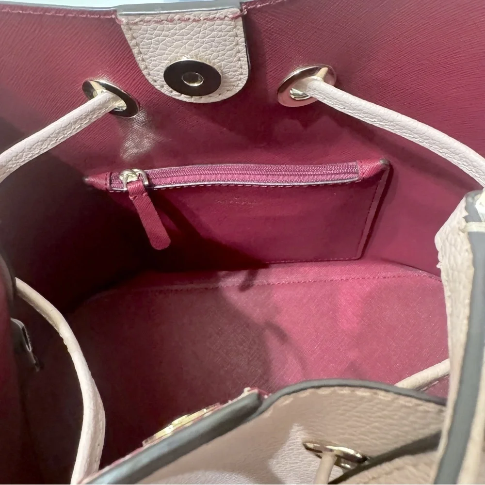 Kate Spade New York Eva Large Bucket Tote shoulder‎ Crossbody Bag Soft Rose
